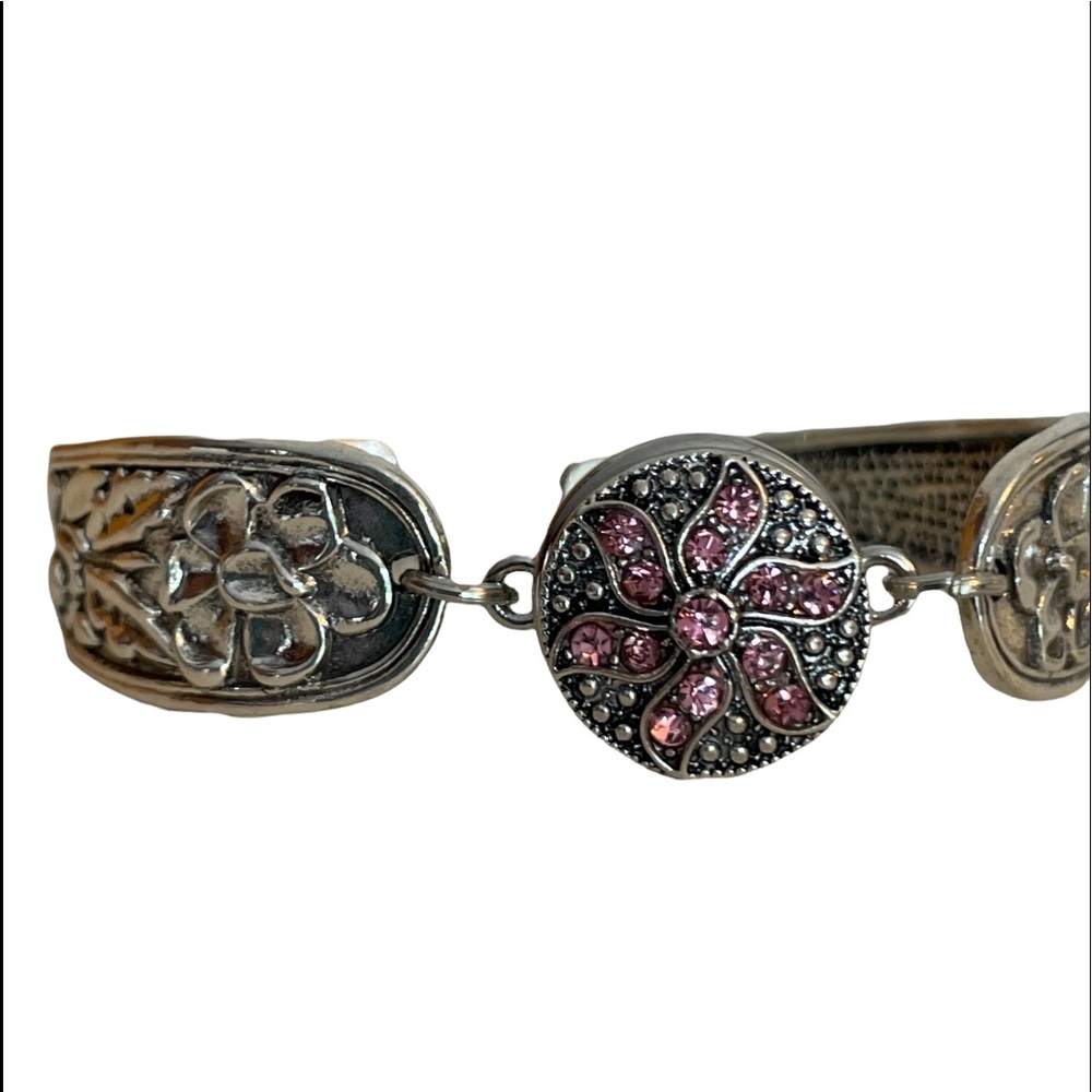 Pink Rhinestone Bracelet